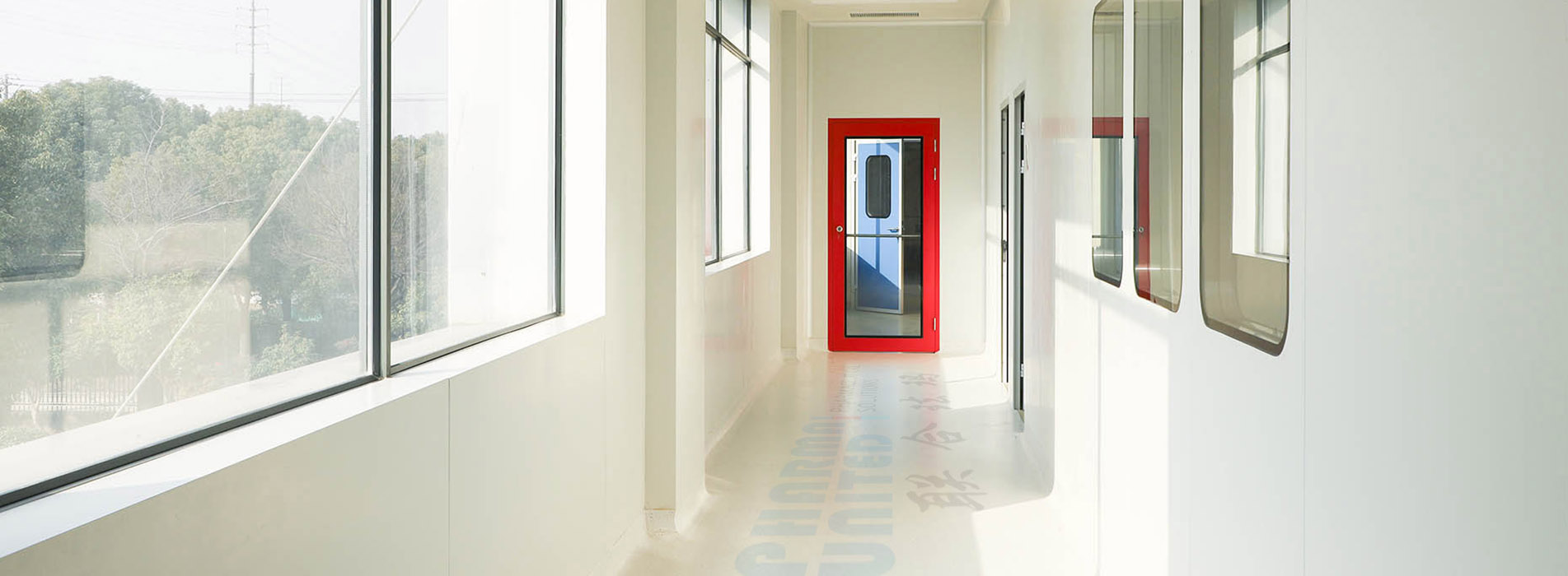 Solução pronta para sala limpa.