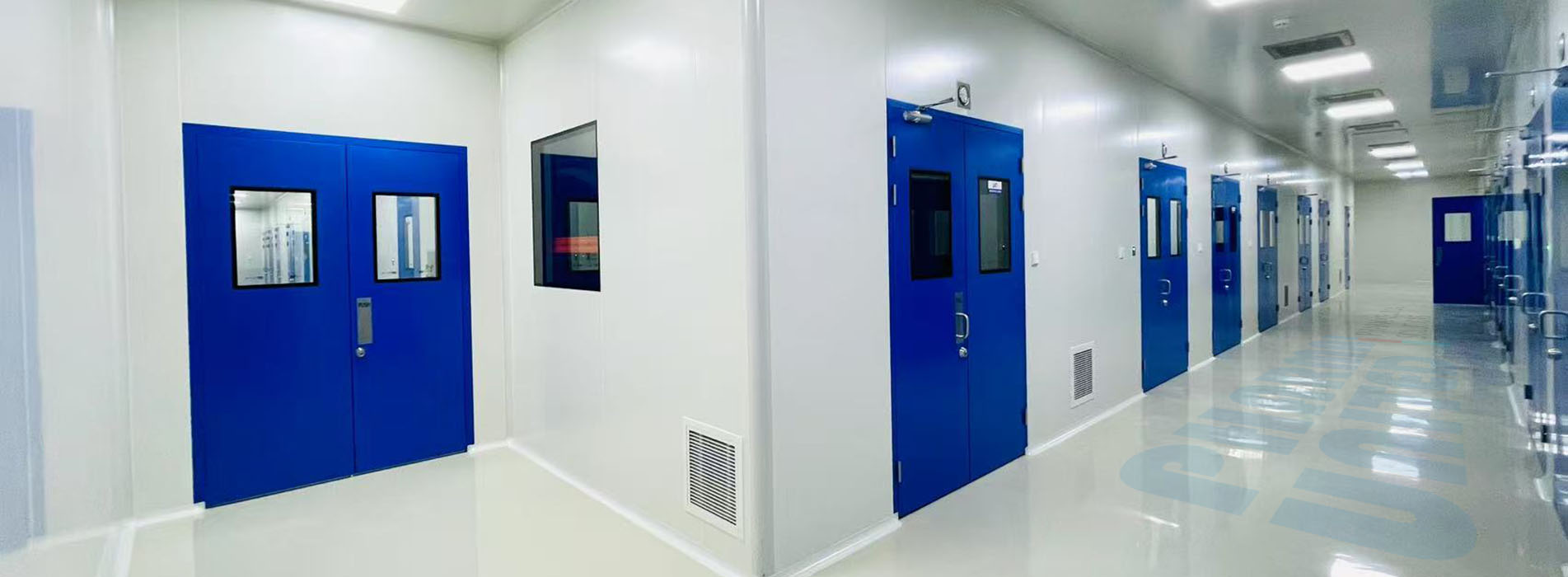Solução pronta para sala limpa.